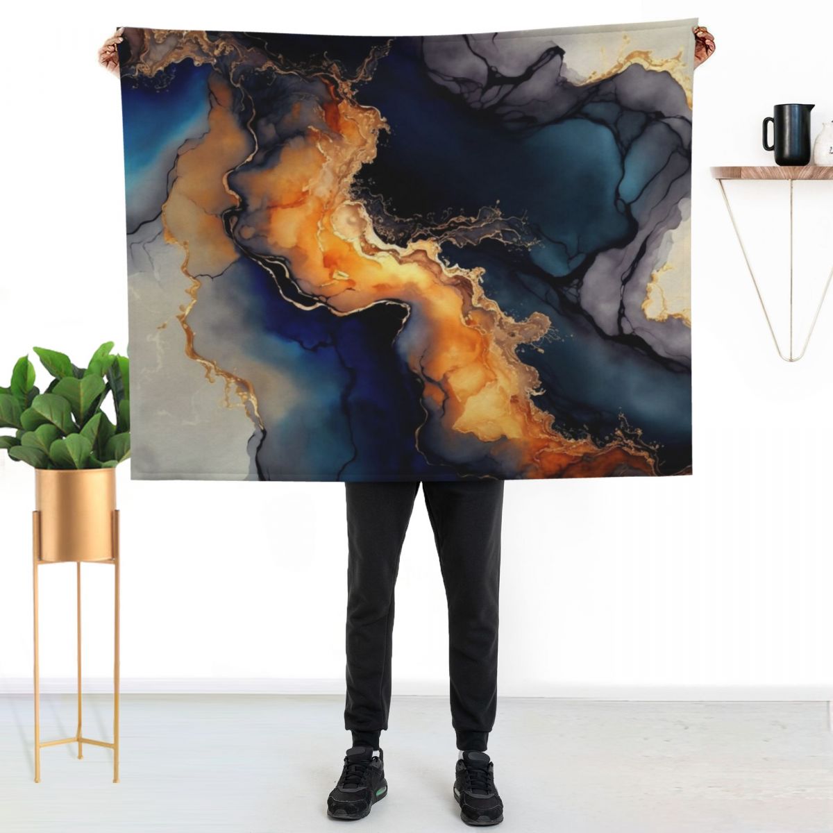 Volcanic Waves - Abstract Alco - Resin Art Alcohol Ink 评论和价格
