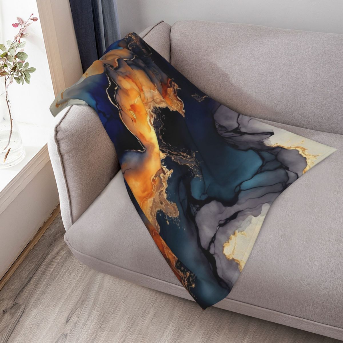 Volcanic Waves - Abstract Alco - Resin Art Alcohol Ink 评论和价格