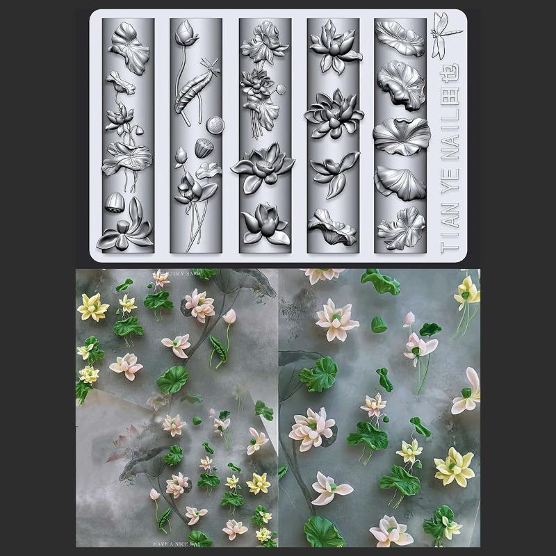 Z. Flowers Series 3D Curved Na - Resin Art Zone 评论和价格