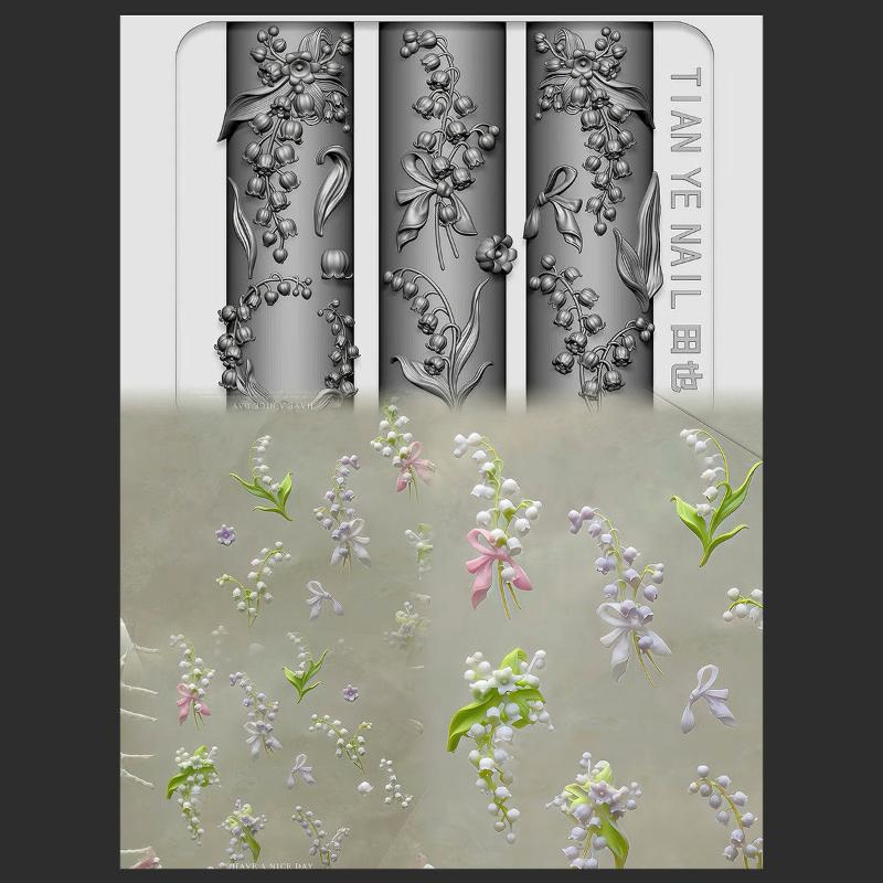 Z. Flowers Series 3D Curved Na - Resin Art Zone 评论和价格