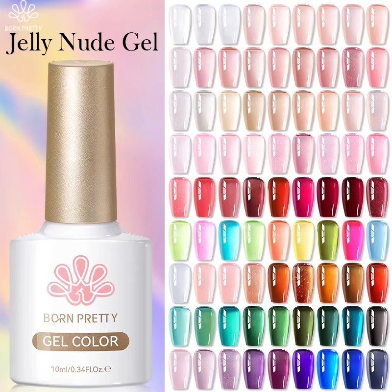 BORN PRETTY 10ml Jelly Nude Ge - Resin Art Varnish 评论和价格