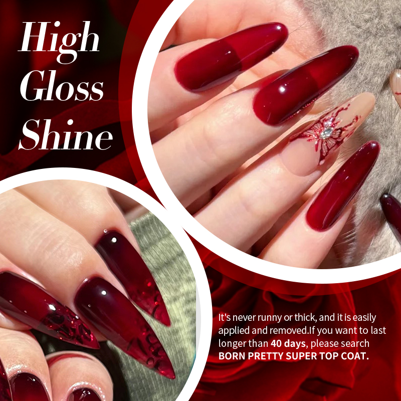 BORN PRETTY 10ml Jelly Nude Ge - Resin Art Varnish 评论和价格