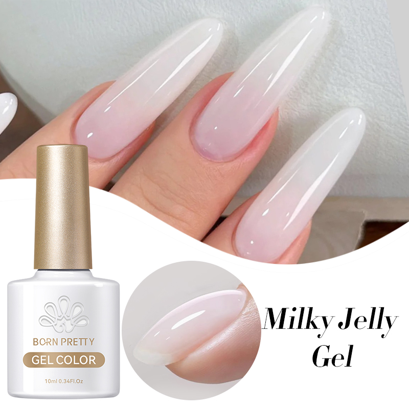 BORN PRETTY 10ml Milky Jelly W - Resin Art Varnish 评论和价格