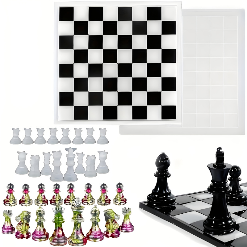 11Chessboard16Resin Silicone M - Resin Art Equipment 评论和价格