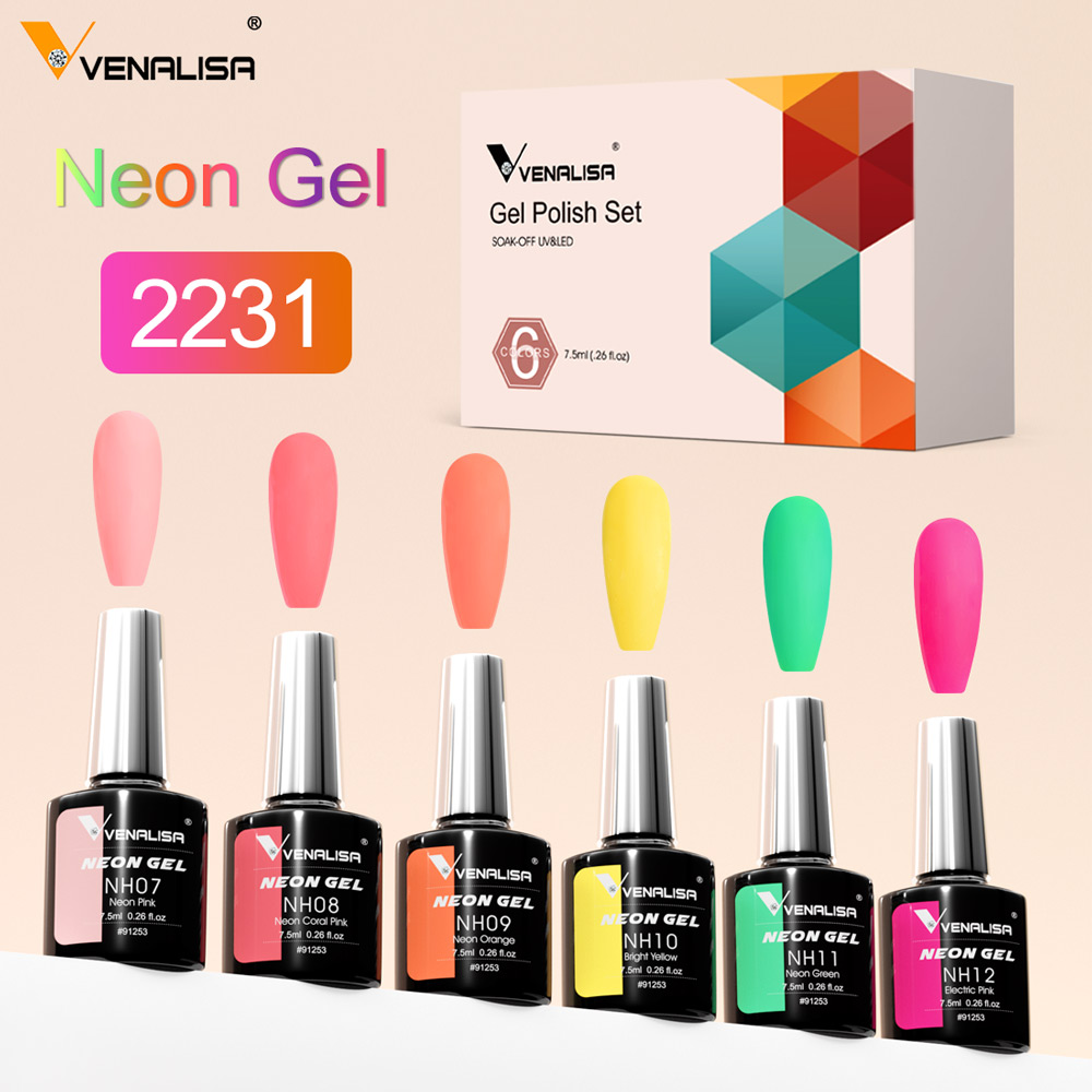 VENALISA Neon Gel Nail Polish  - Resin Art Training 评论和价格