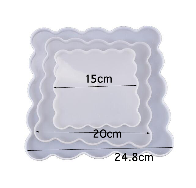 3 Layer Silicone Mold for UV E - Resin Art Equipment 评论和价格