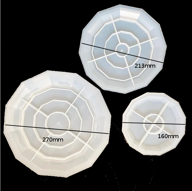 3 Layer Silicone Mold for UV E - Resin Art Equipment 评论和价格