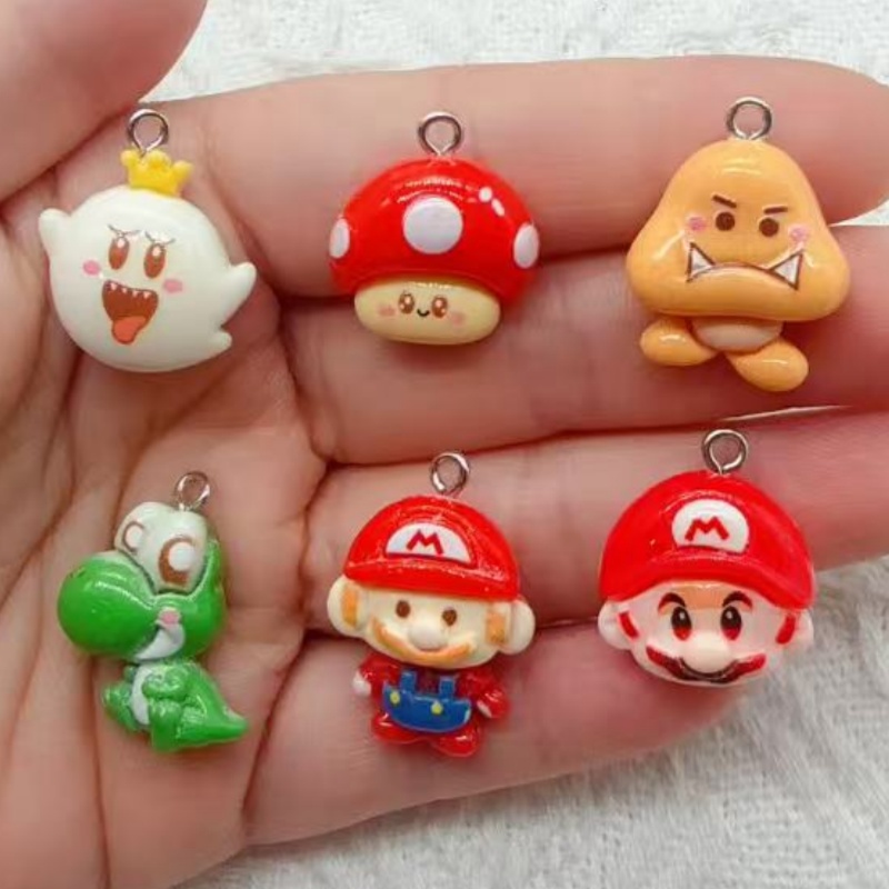 10pcs resin cartoon pendant, D - Resin Art Hanging 评论和价格
