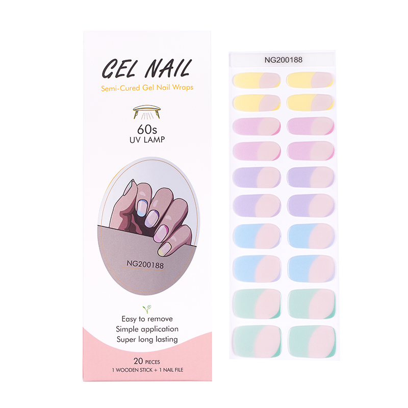 Huizi French Gel Nail Strips P - Uv Lamp Nail Resin 评论和价格