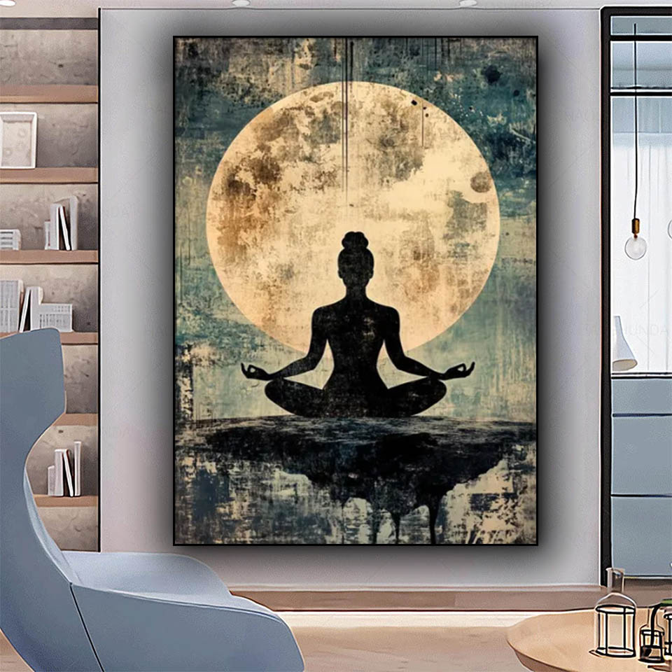 Woman meditation diy Diamond P - Resin Art Studio 评论和价格