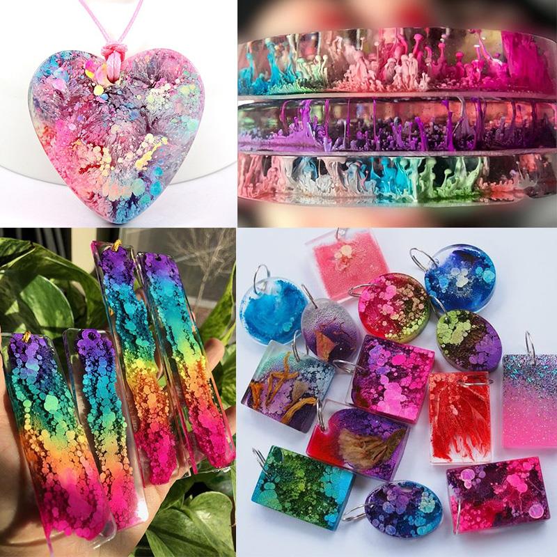24 Color 10ml Art Ink Alcohol  - Resin Art Alcohol Ink 评论和价格