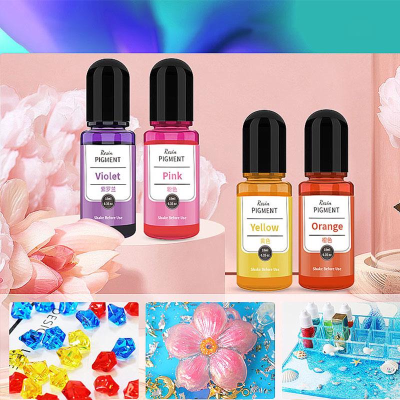 24 Color Art Ink Alcohol Resin - Resin Art Alcohol Ink 评论和价格