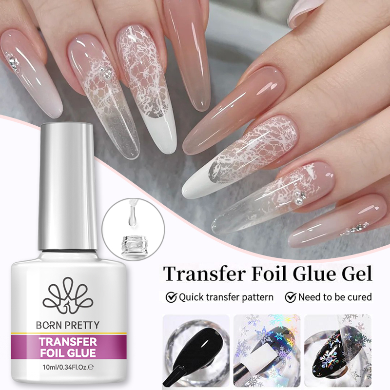 BORN PRETTY Nail Foil Glue Gel - Uv Lamp Nail Resin 评论和价格
