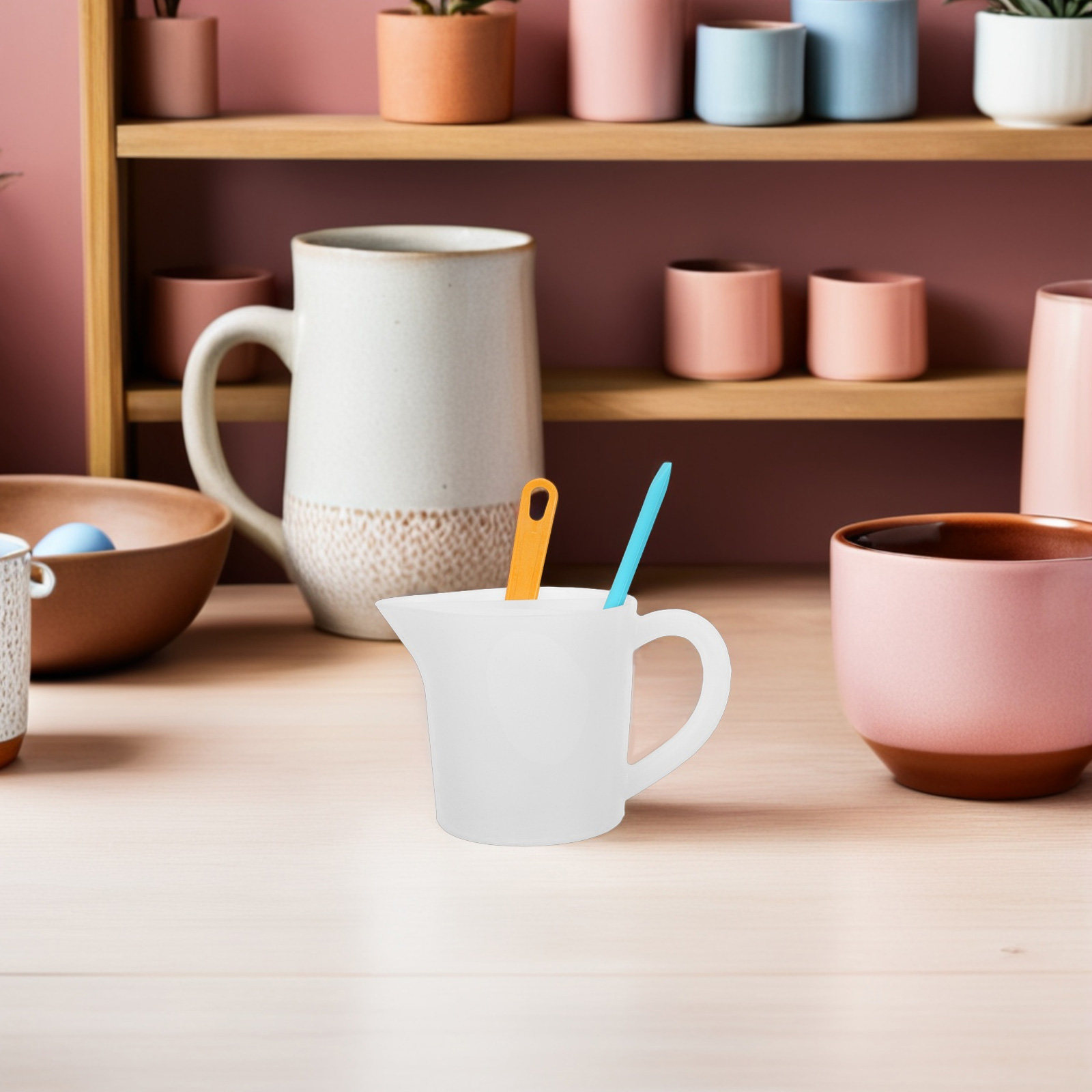 1Set Split Paint Pouring Cup 5 - Resin Art Pouring 评论和价格